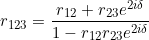 reflection coefficient