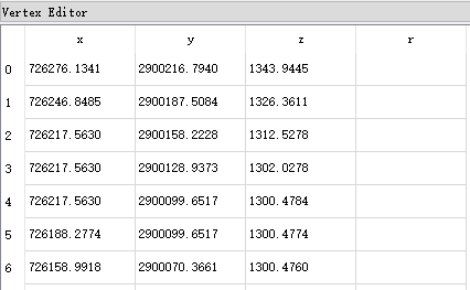 part of vertexes of selected lineString