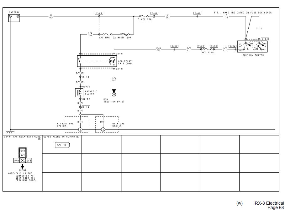 A/C compressor wiring diagram