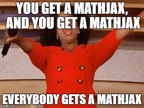 moar mathjax