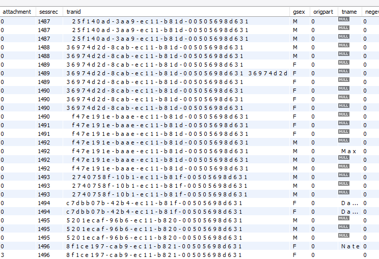 Example 2: Snippet as viewed from workbench