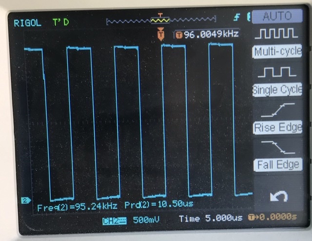 2nd picture: 3.3VPeak signal of PSSYNC1 when system is running