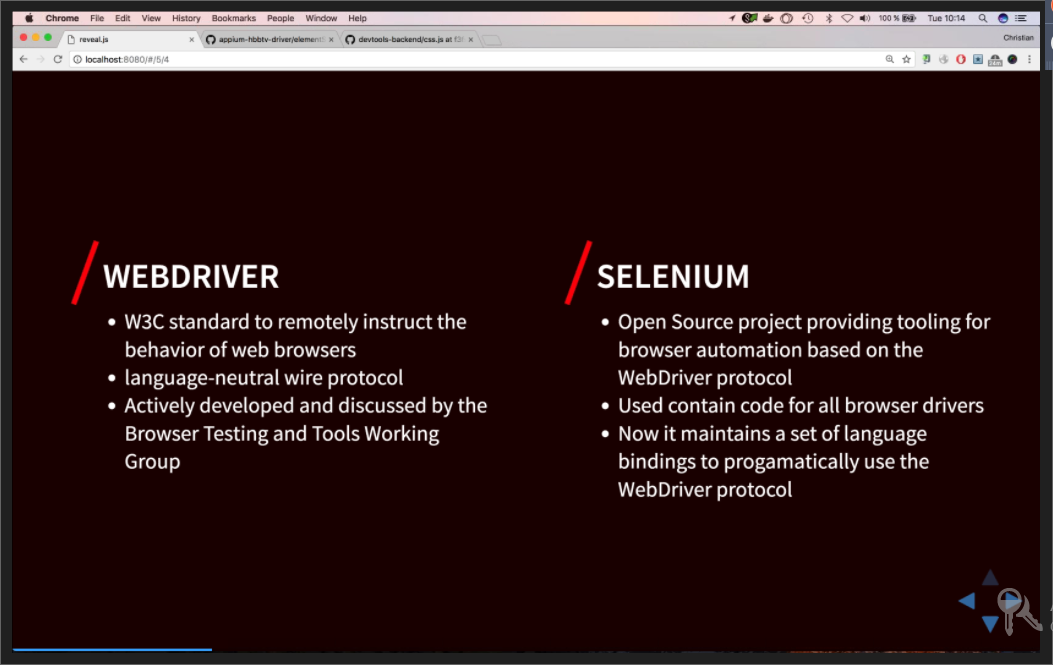 SeleniumVSwebdriver