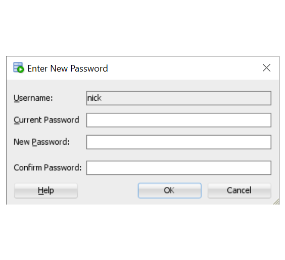 Changing password with Oracle SQL Developer - Stack Overflow