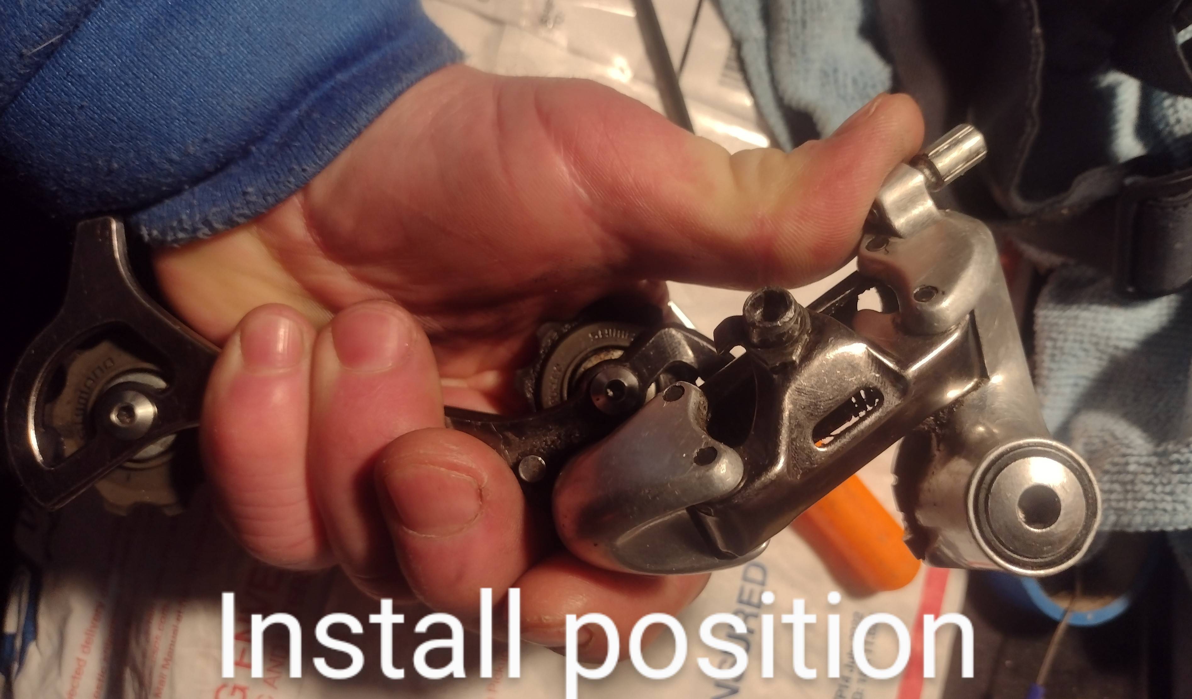 install derailleur