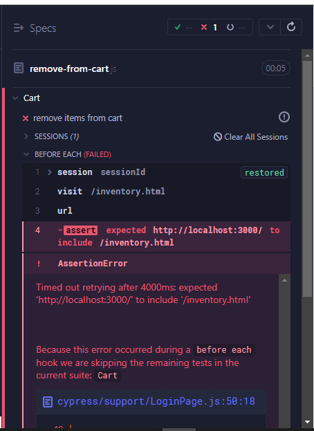 Cypress - Cy.Session() Fails Some Times When Cookie Expires - Stack ...