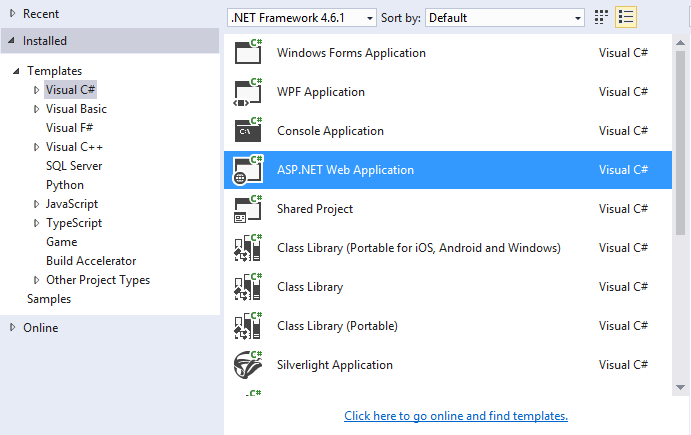 ASP.NET Web Application