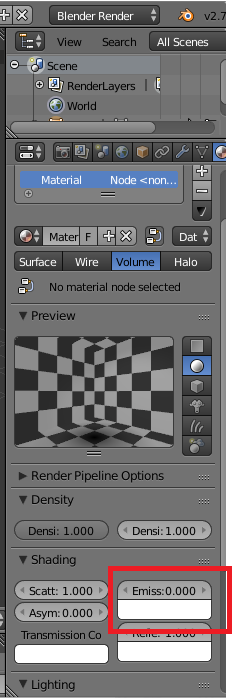 Emissive Color in Blender Render