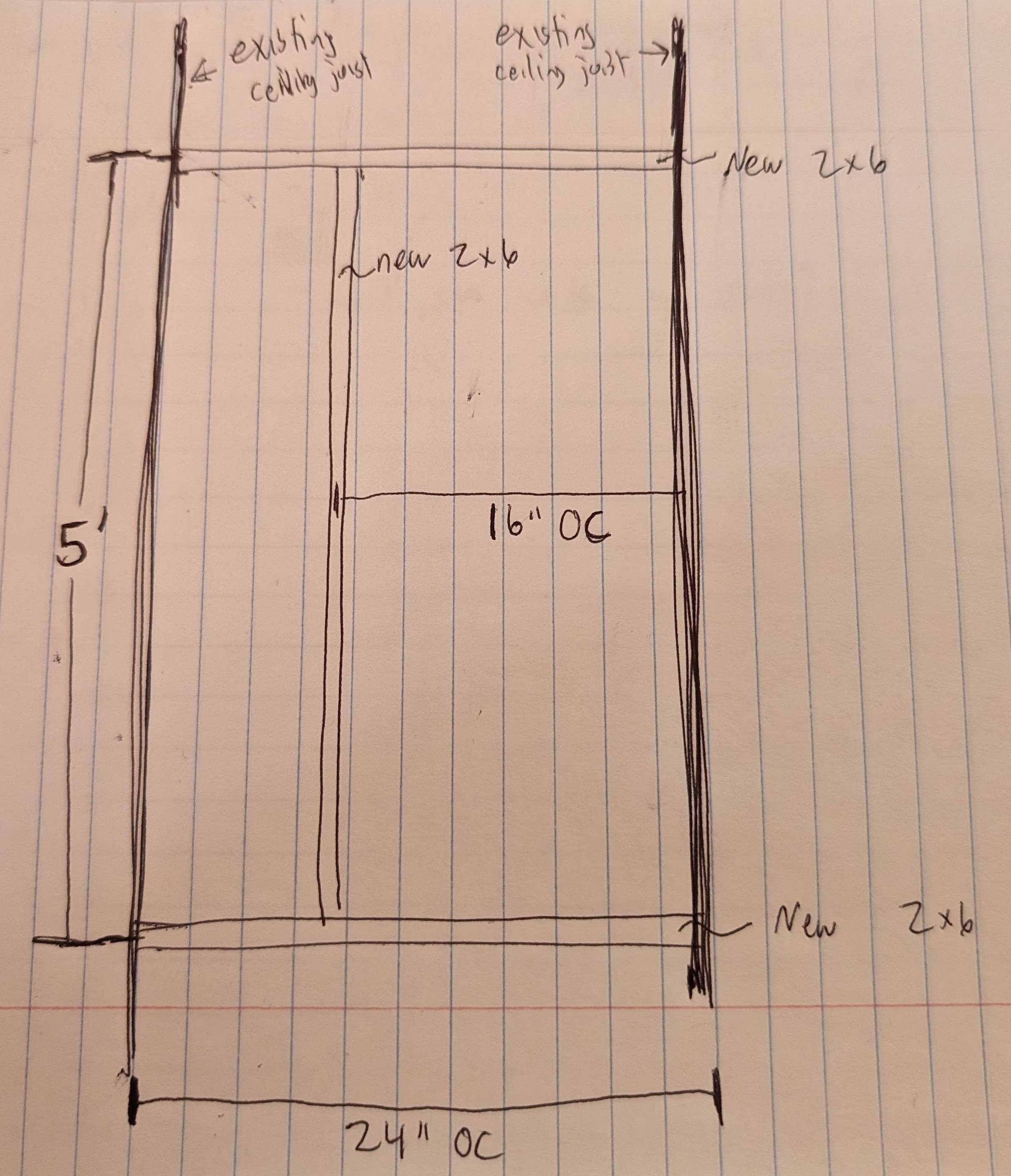 Ceiling schematic