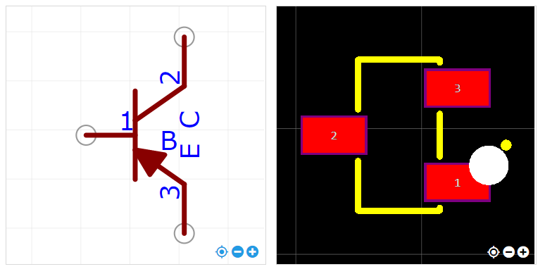 Part 2 symbol and footprint in CAD software