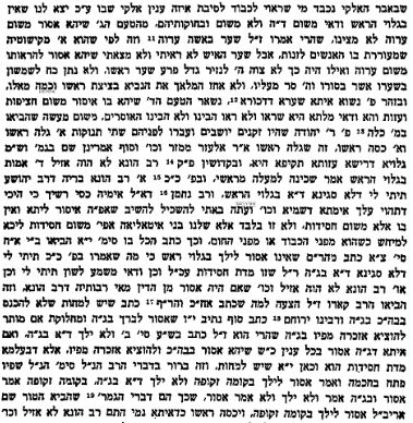 Image of page of the responsum