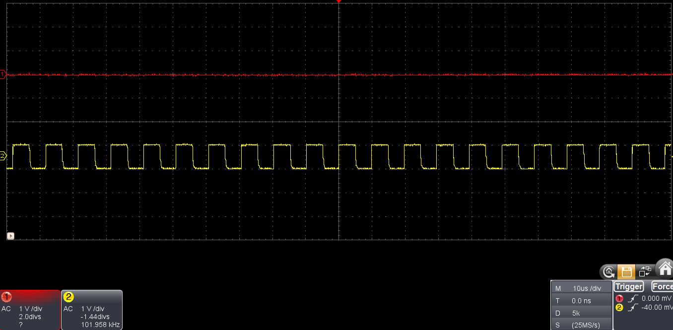 sda-scl at 10us in damaged pcb