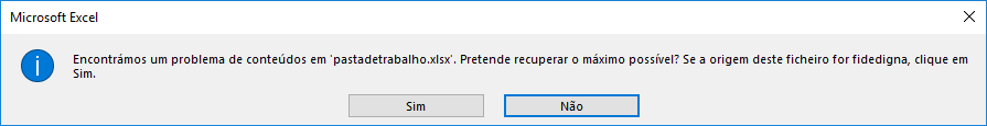 Erro ao abrir pastadetrabalho.xlsx