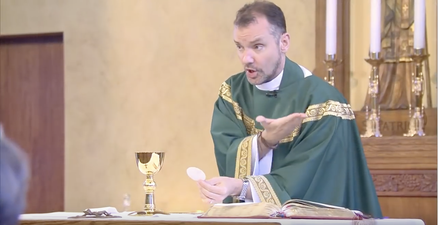 American Sign Language mass with one priest