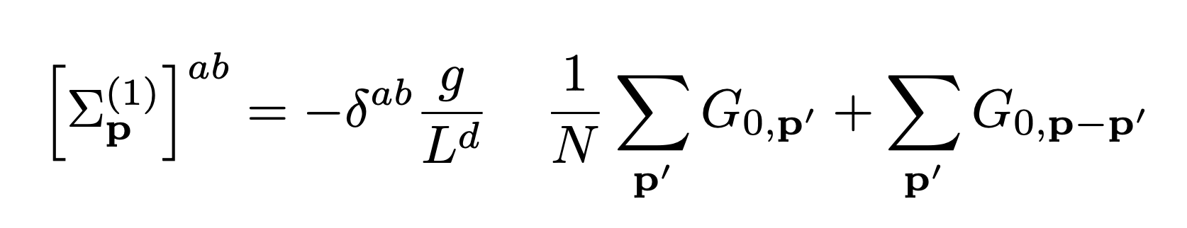 First order correction to self-energy claimed by AS