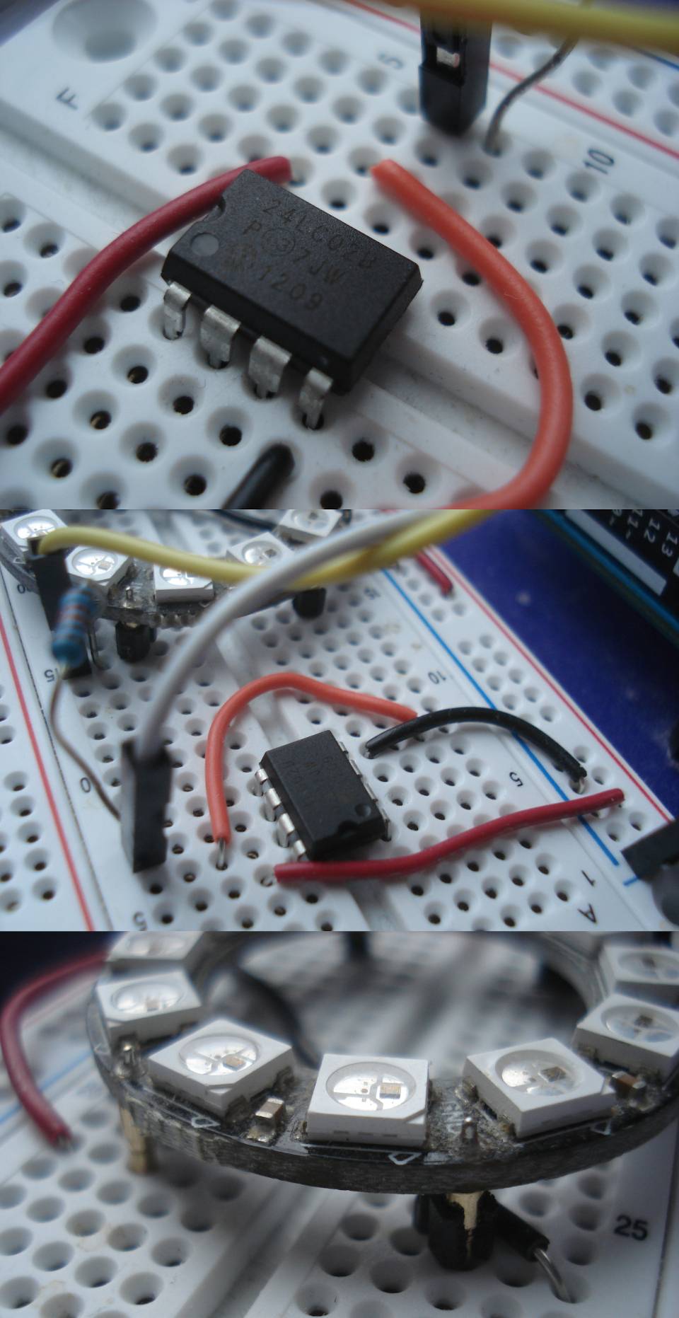 Breadboard close-ups