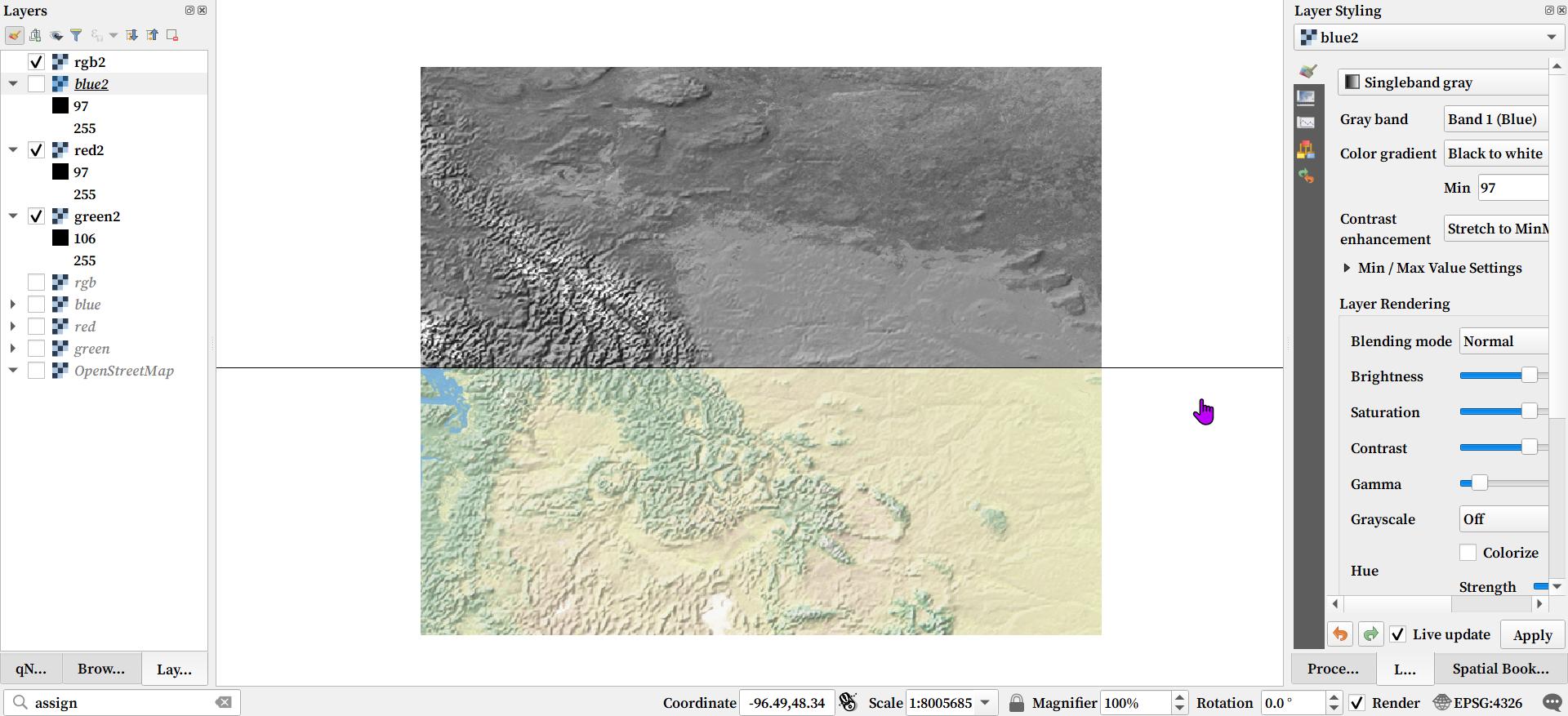 NE world map SUBSET .vrt file CORRECT location