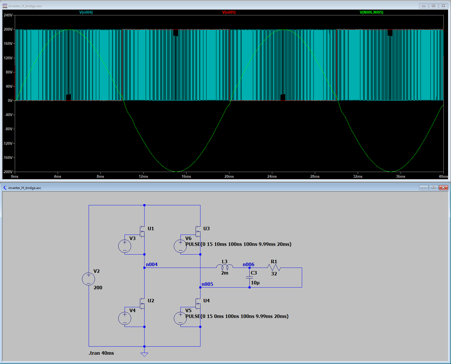 H-bridge inverter