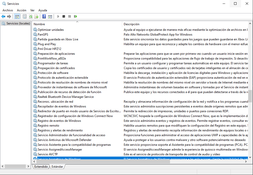 No aparece el servicio PostgreSQL en los servicios de Windows