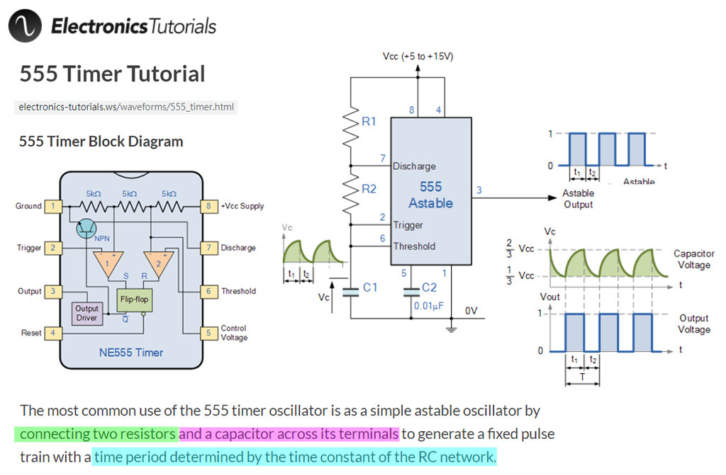 ne555 astable