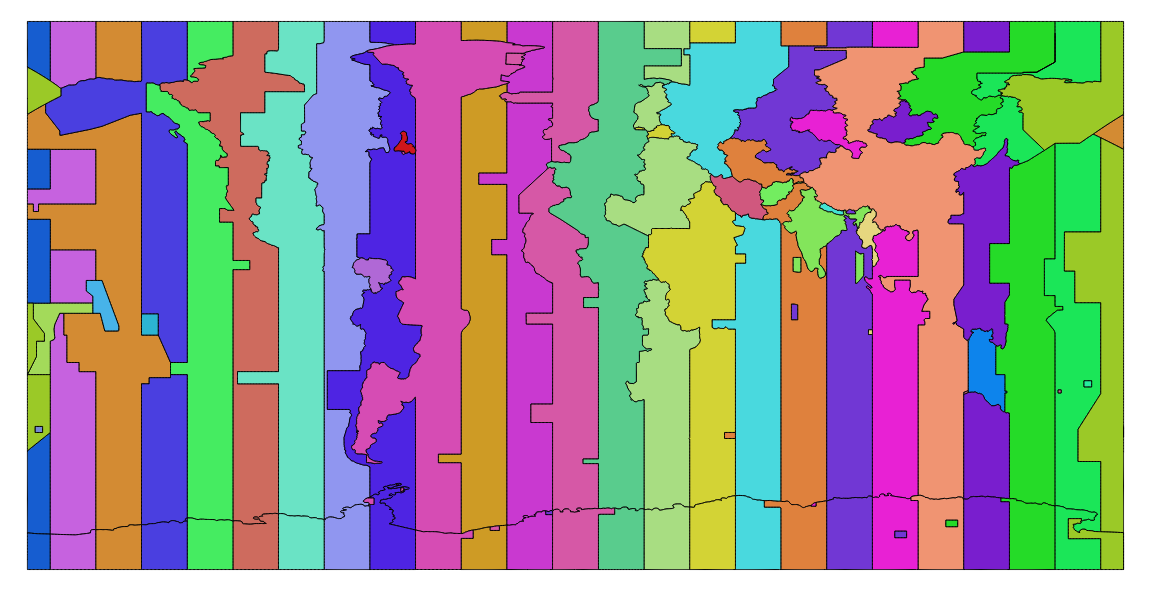 randomly colored timezone map (does anyone actually read these things?)