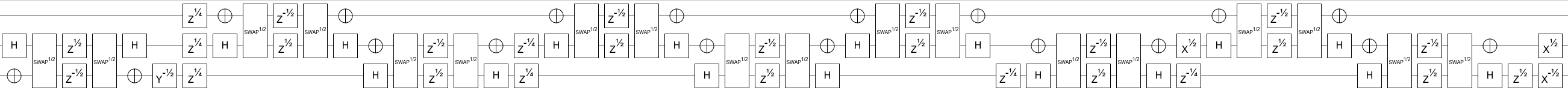 Fredkin from sqrt swap