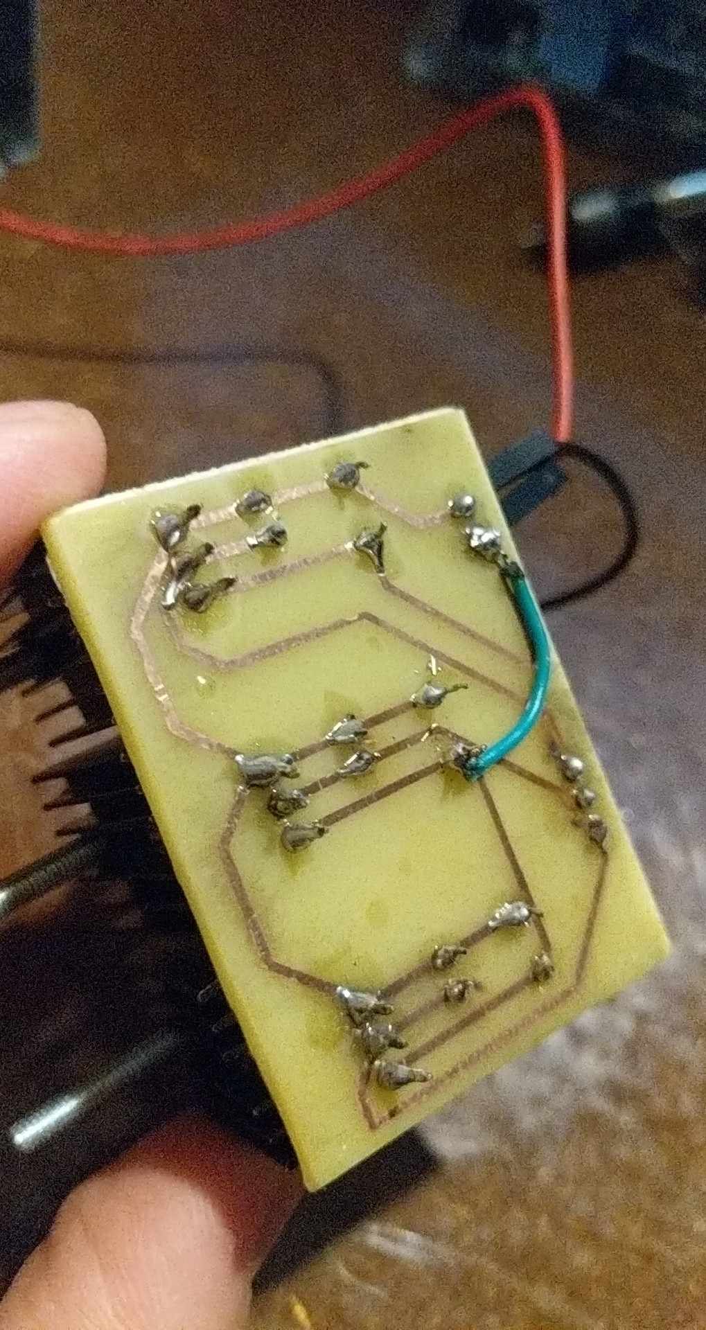 Soldered board