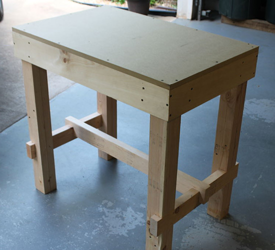 Collapsible workbench