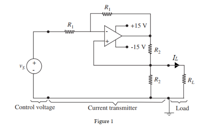 The current transmitter circuit schematic.