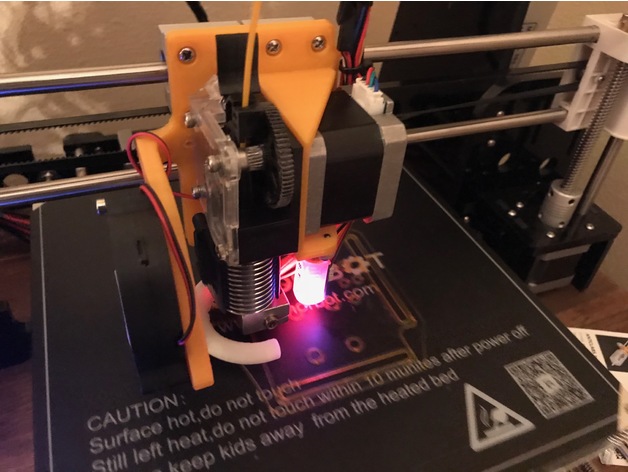 View of the Anet A8 with alternative mount