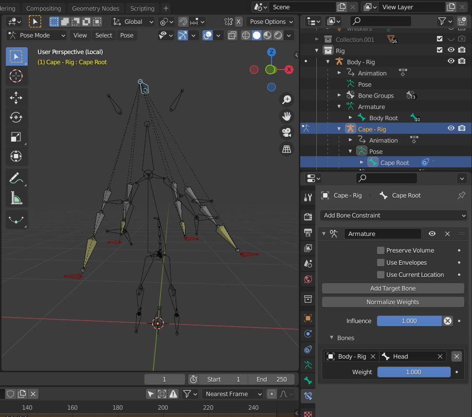 armature bone contraint