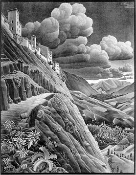 "Castrovalva" by Escher