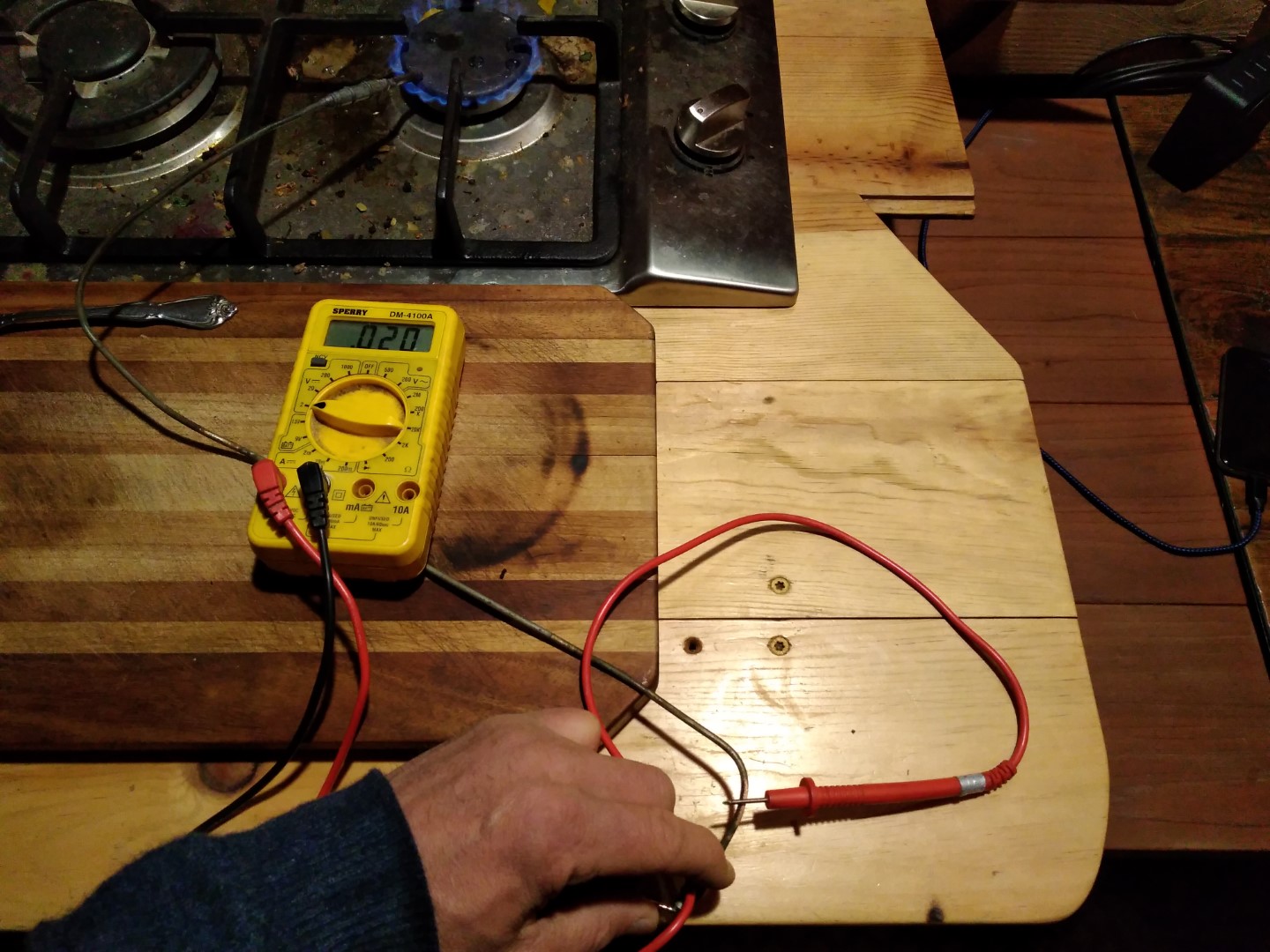 20 mA voltage reading