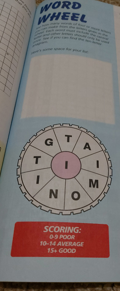 Word Wheel example