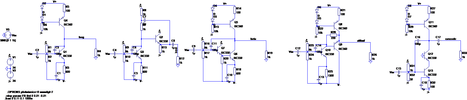 LTspice simulations