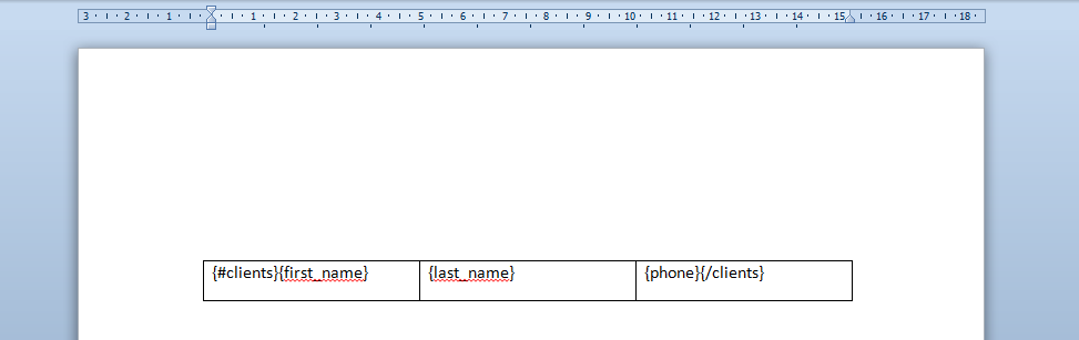 Tagged Loop Document