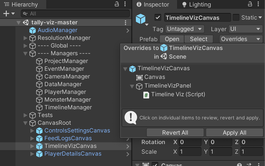 Yaml - Should I Include The Canvas Parent GameObject In A UI Prefab In ...