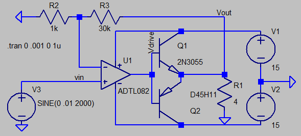 amplifier schematic