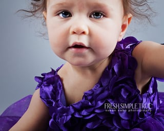 portrait of baby with watermark