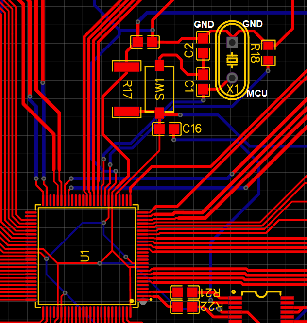 PCB layout image