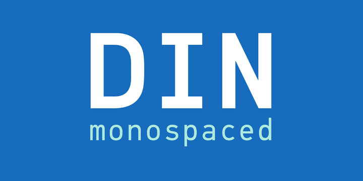 PF DIN Mono