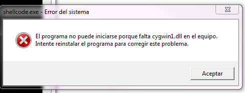 falta cywgin1.dll