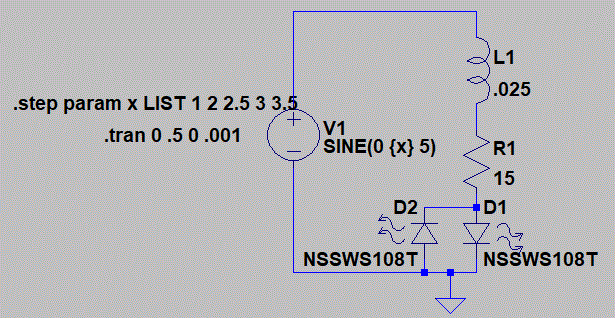 LEDsim schematic