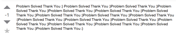 problem solved, So Many Times