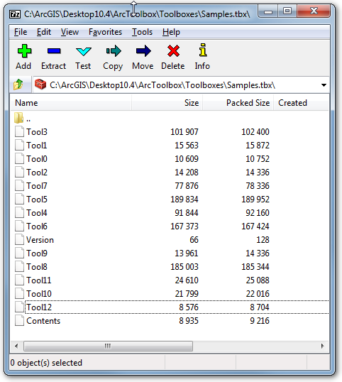 7zip view into a TBX file