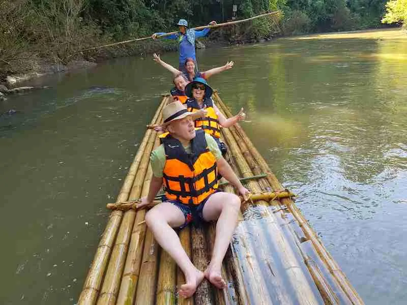 A raft from the Green Trails company