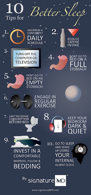 Sleep Tips Infographic