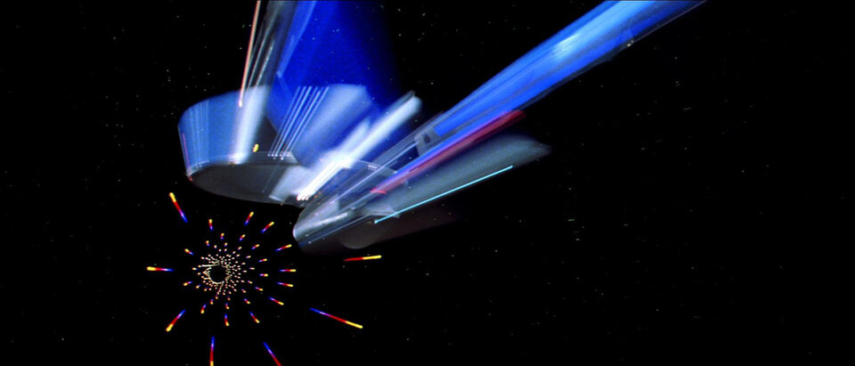 Enterprise going to warp