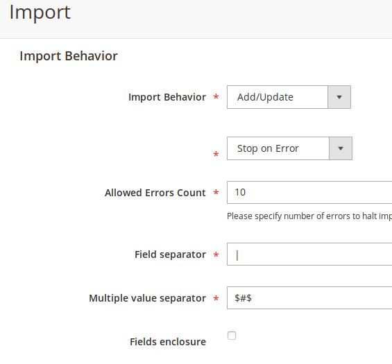  Dashboard Import Setting 