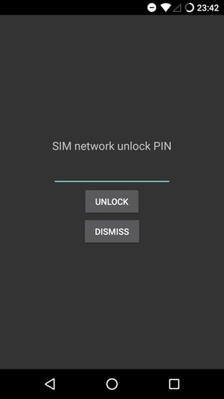 SIM network unlock PIN